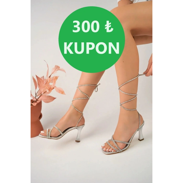 Gümüş Abiye Ayakkabı