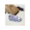 Günlük Keten Rahat Lila Bebek & Çocuk Sneaker Convers Spor Ayakkabı