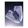 Kuromi Baskılı, Lila&Siyah Bağcıklı, Lila Bilekli Spor Ayakkabı Çocuk Sneaker