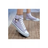 Kuromi Baskılı Lila Bilekli Spor Ayakkabı Çocuk Sneaker
