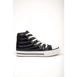 Unisex Günlük Rahat Bilekli Jel Taban Siyah Paraşüt Kadın Erkek Kışlık Spor Ayakkabı Sneaker