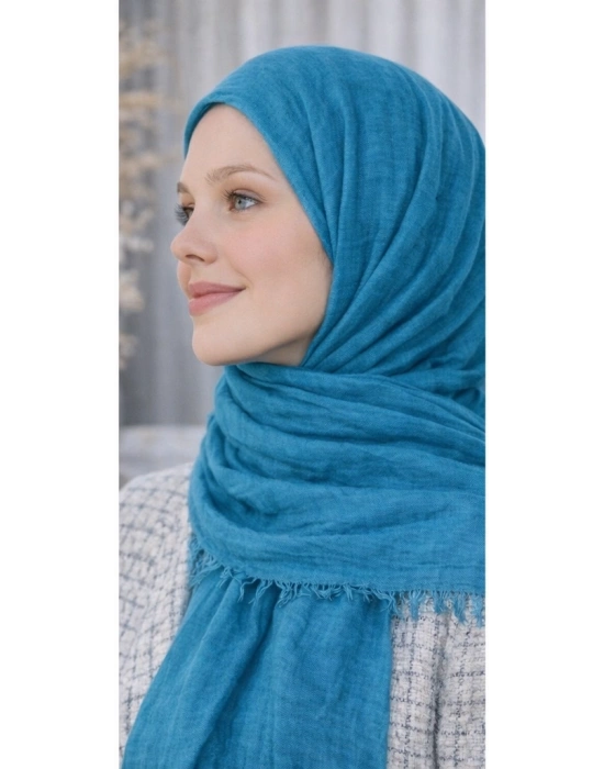 Bürümcük Şal Petrol Yeşili