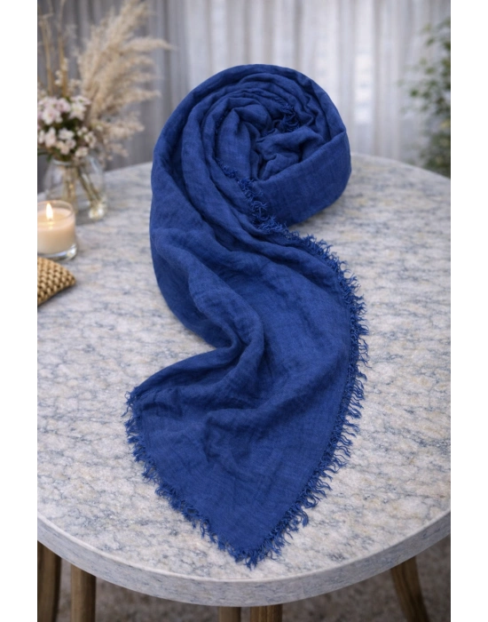 Bürümcük Şal İndigo Mavi