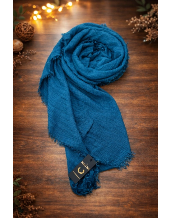 Bürümcük Şal Petrol Mavi
