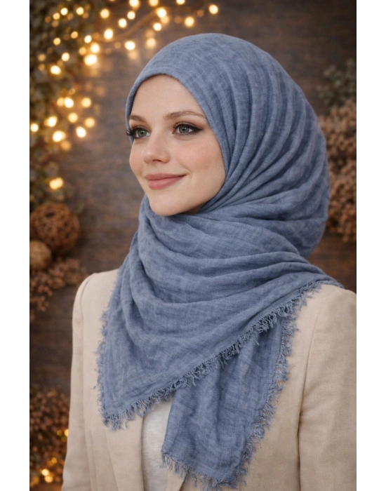 Bürümcük Şal Mavi