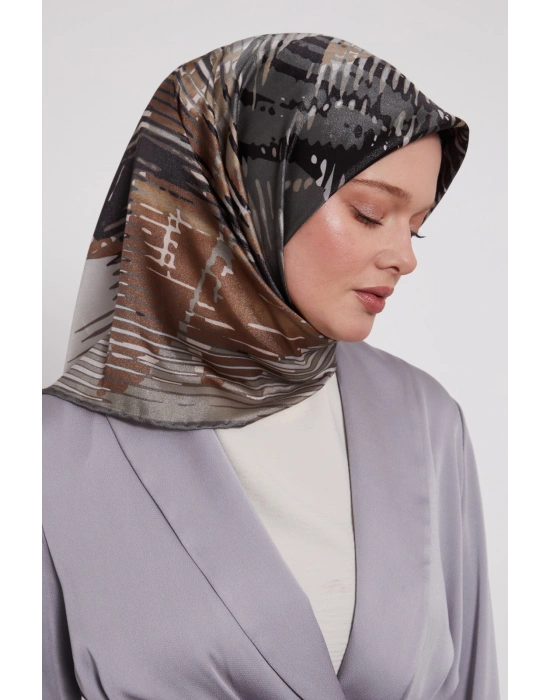 Levidor Kristal Eşarp D1 Siyah Nefti