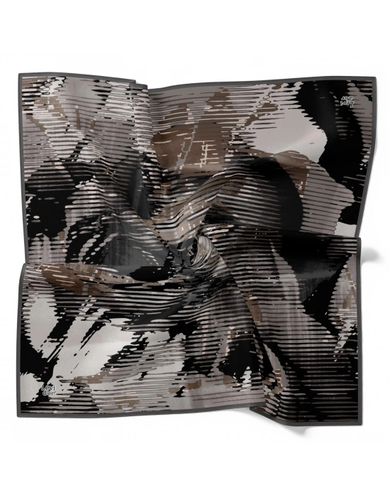 Levidor Kristal Eşarp D1 Siyah Nefti