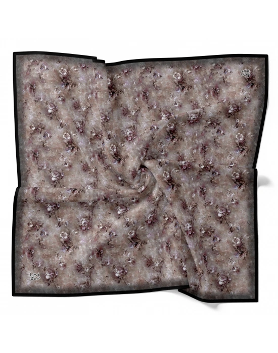 Levidor Kristal Eşarp D3 Siyah Pudra