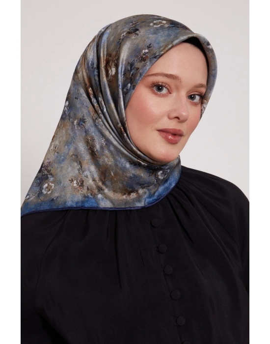 Levidor Kristal Eşarp D3 İndigo Mavi