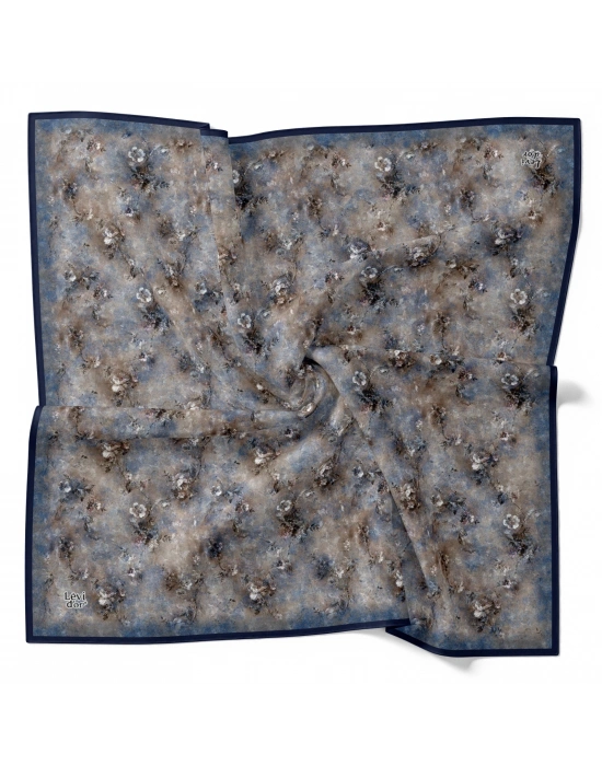 Levidor Kristal Eşarp D3 İndigo Mavi