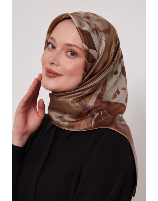 Levidor Kristal Eşarp D4 Sütlü Kahve