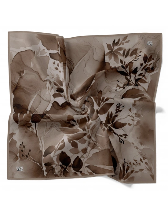 Levidor Kristal Eşarp D4 Sütlü Kahve