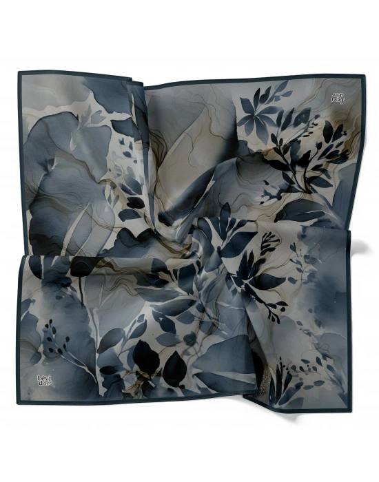 Levidor Kristal Eşarp D4 Petrol Mavi