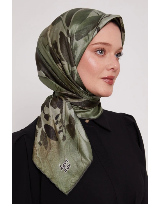 Levidor Kristal Eşarp D4 Haki