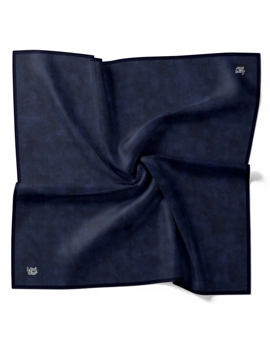 Levidor Kristal Eşarp Bulut Desen Lacivert