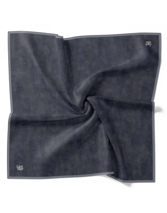 Levidor Kristal Eşarp Bulut Desen Kot Mavi