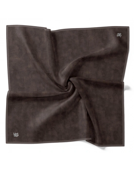 Levidor Kristal Eşarp Bulut Desen Koyu Vizon