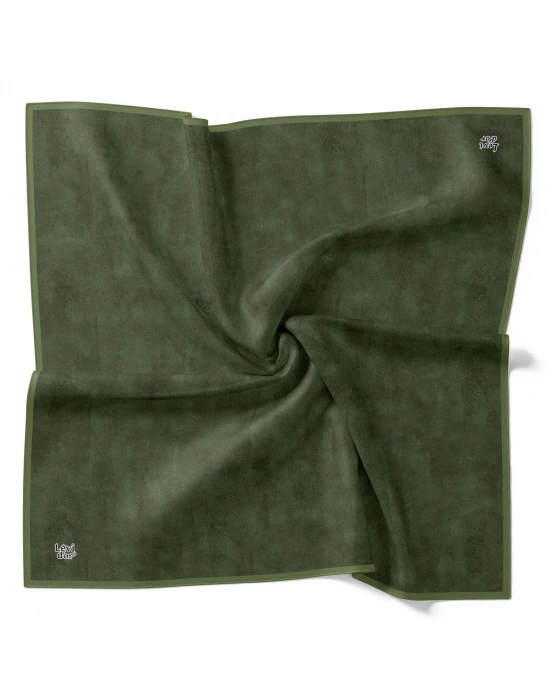 Levidor Kristal Eşarp Bulut Desen Haki