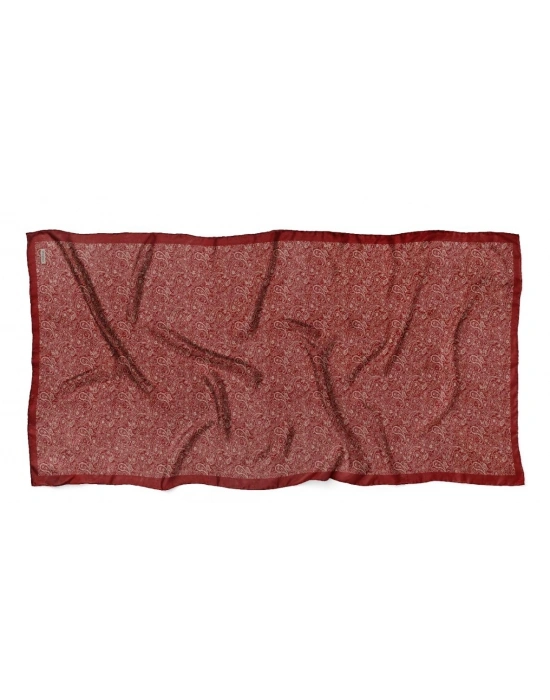 Mavi İpek Bordo Serisi Soft Pamuk Şal D2