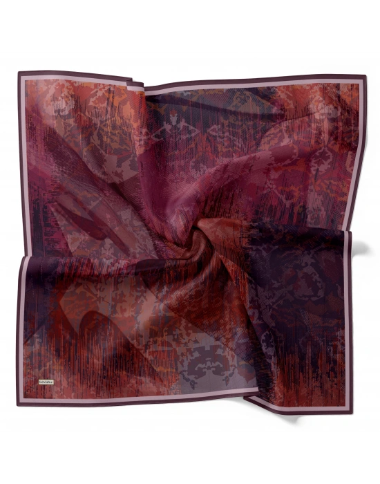 Levidor Royal Eşarp Batik Desen Mor