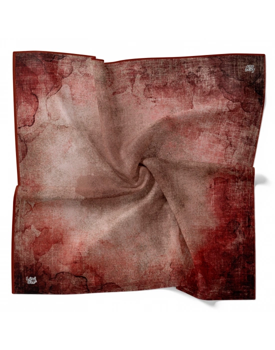 Levidor Tensel Eşarp Batik Desen Bordo