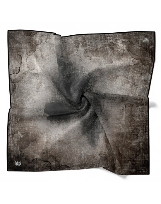 Levidor Tensel Eşarp Batik Desen Siyah