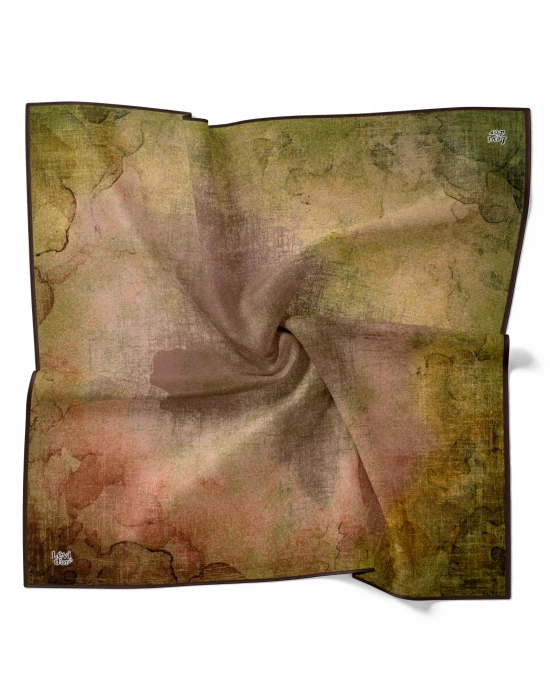 Levidor Tensel Eşarp Batik Desen Yeşil