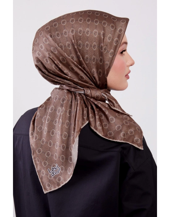 Levidor Kristal Eşarp D6 Koyu Vizon