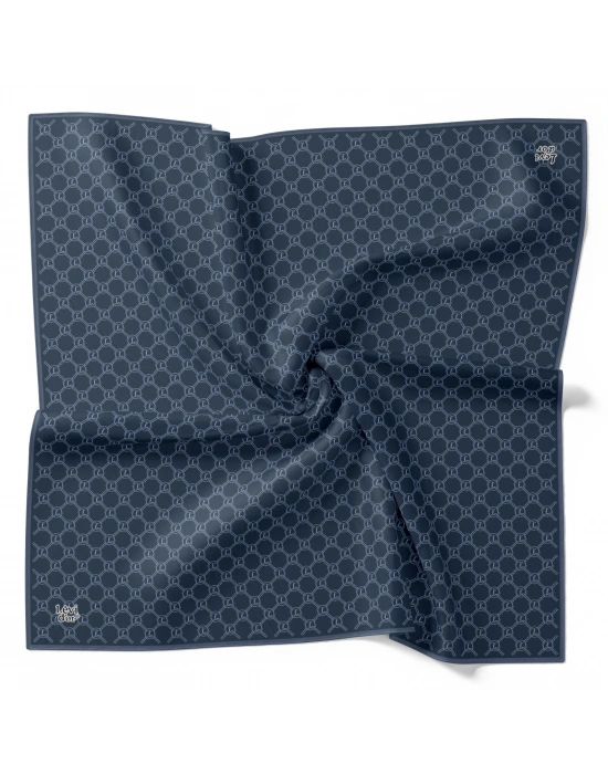 Levidor Kristal Eşarp D6 İndigo Mavi