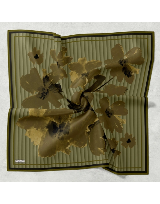 Mismara Organik Pamuk Eşarp D1 Haki