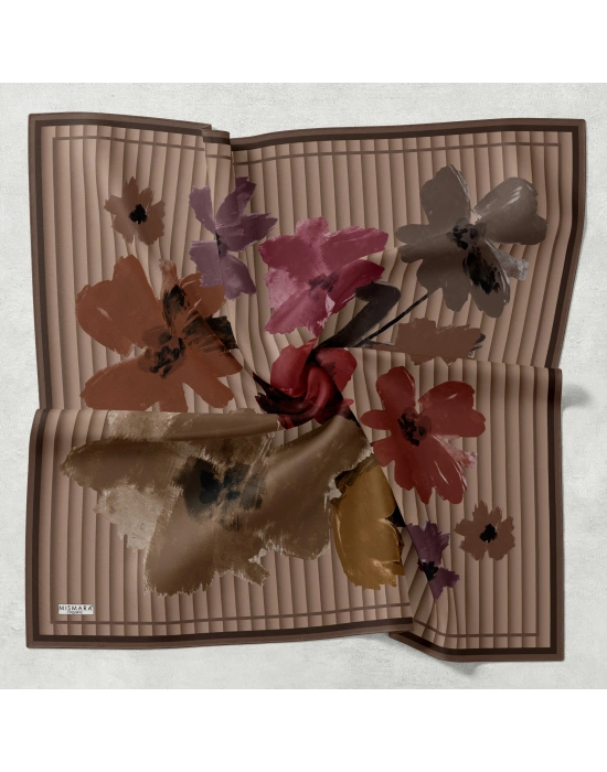 Mismara Organik Pamuk Eşarp D1 Vizon