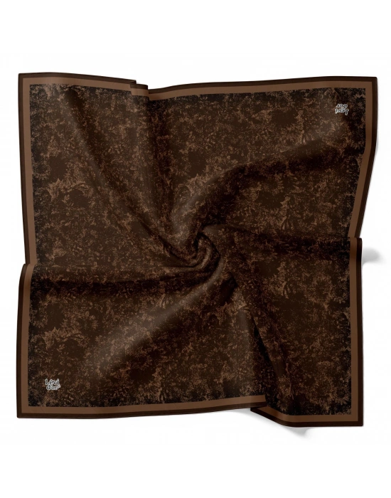 Levidor Kristal Eşarp Bulut Batik Acı Kahve