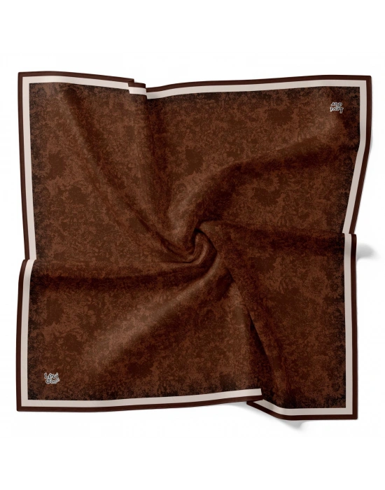 Levidor Kristal Eşarp Bulut Batik Kahve