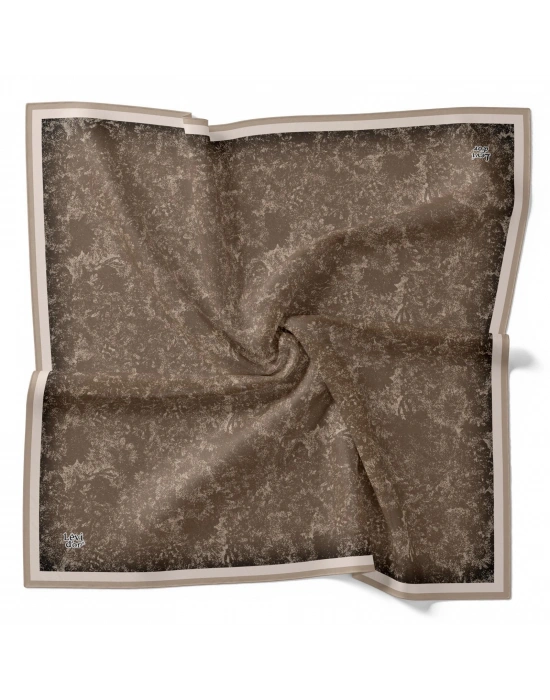 Levidor Kristal Eşarp Bulut Batik Bej