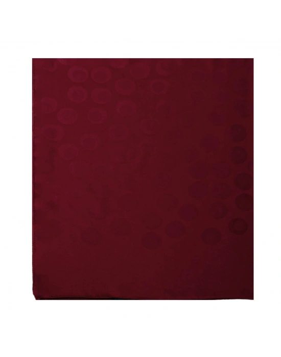 Şehri Şal Puantiye Desen Jakarlı Şal Bordo