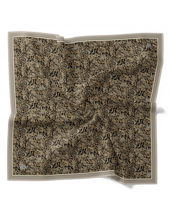 Levidor Kristal Eşarp Etnik Desen 2 Siyah