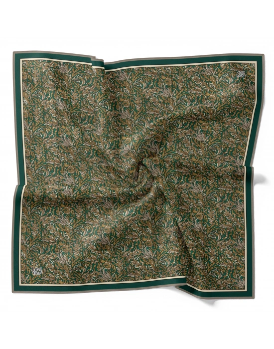 Levidor Kristal Eşarp Etnik Desen 2 Zümrüt