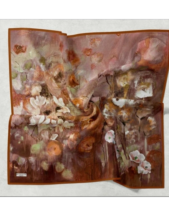 Mismara Organik Pamuk Eşarp D2 Taba