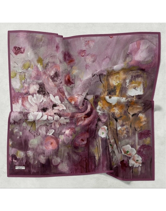 Mismara Organik Pamuk Eşarp D2 Lila