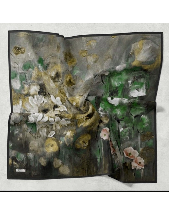 Mismara Organik Pamuk Eşarp D2 Yeşil