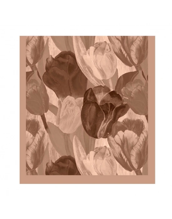 Şehri Şal Bambu Kraş Şal 6198 Somon