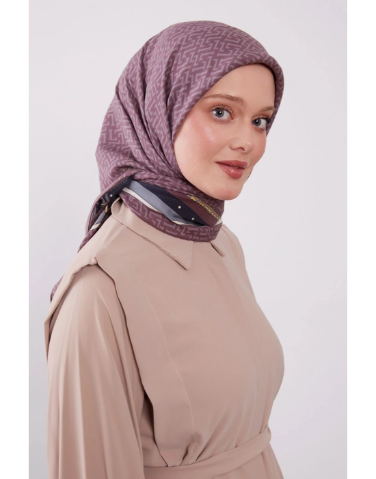 Levidor Royal Eşarp Kemer Desen Gül kurusu