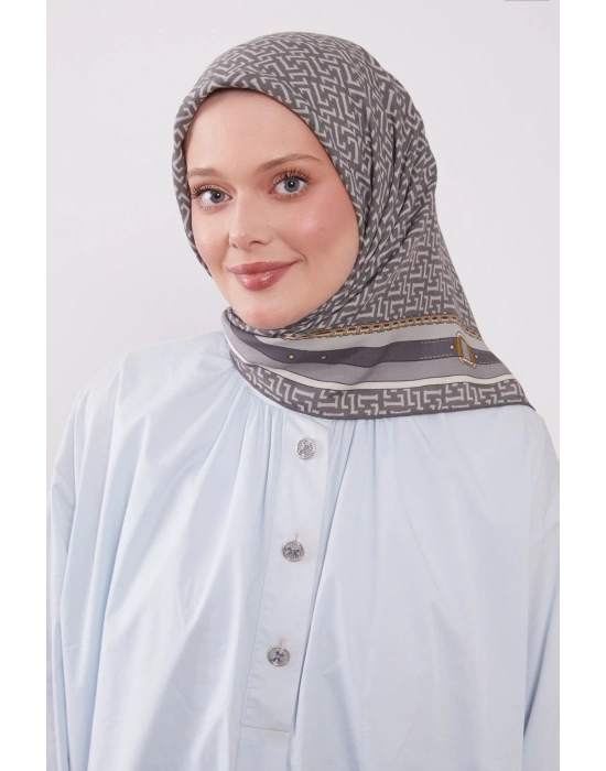 Levidor Royal Eşarp Kemer Desen Gri