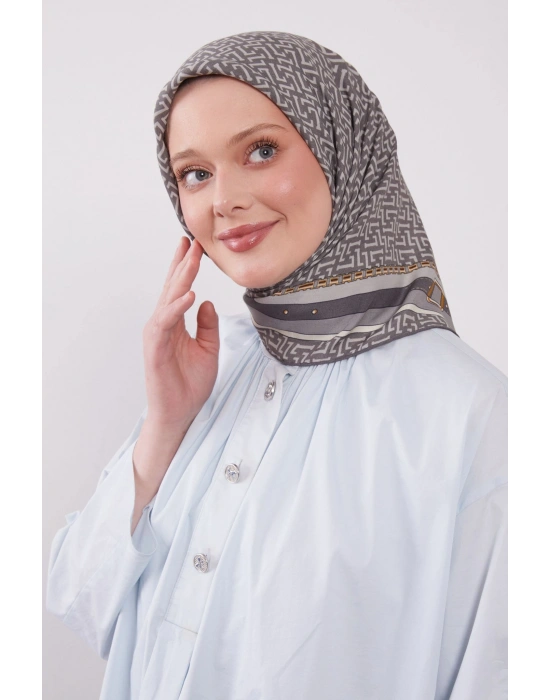 Levidor Royal Eşarp Kemer Desen Gri