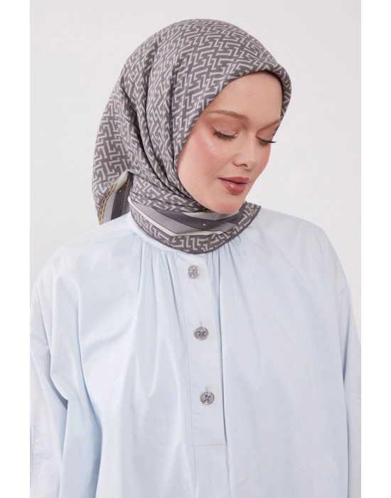 Levidor Royal Eşarp Kemer Desen Gri