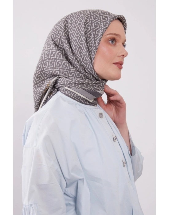 Levidor Royal Eşarp Kemer Desen Gri