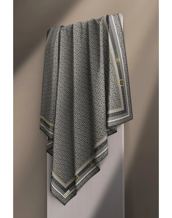 Levidor Royal Eşarp Kemer Desen Gri