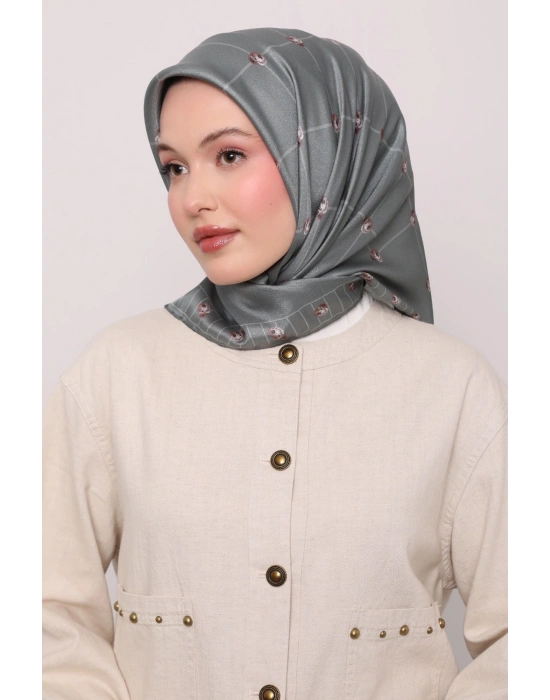 Levidor Kristal Eşarp D7 Mint Yeşil