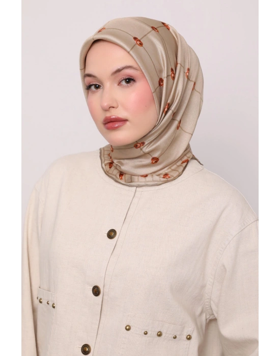 Levidor Kristal Eşarp D7 Bej