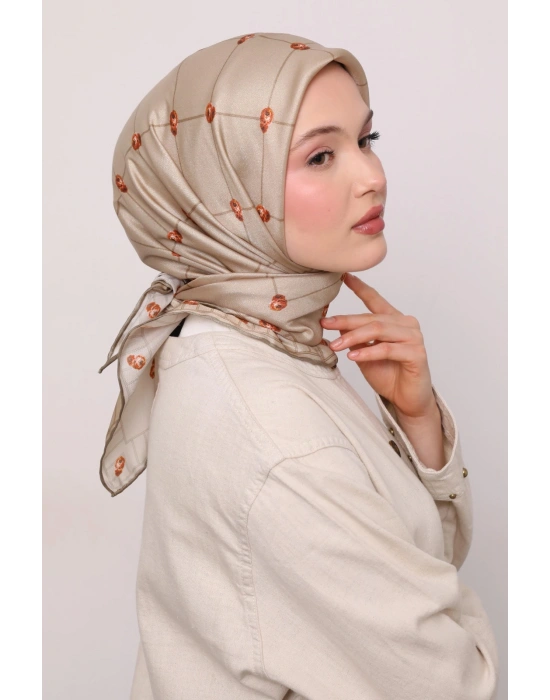 Levidor Kristal Eşarp D7 Bej